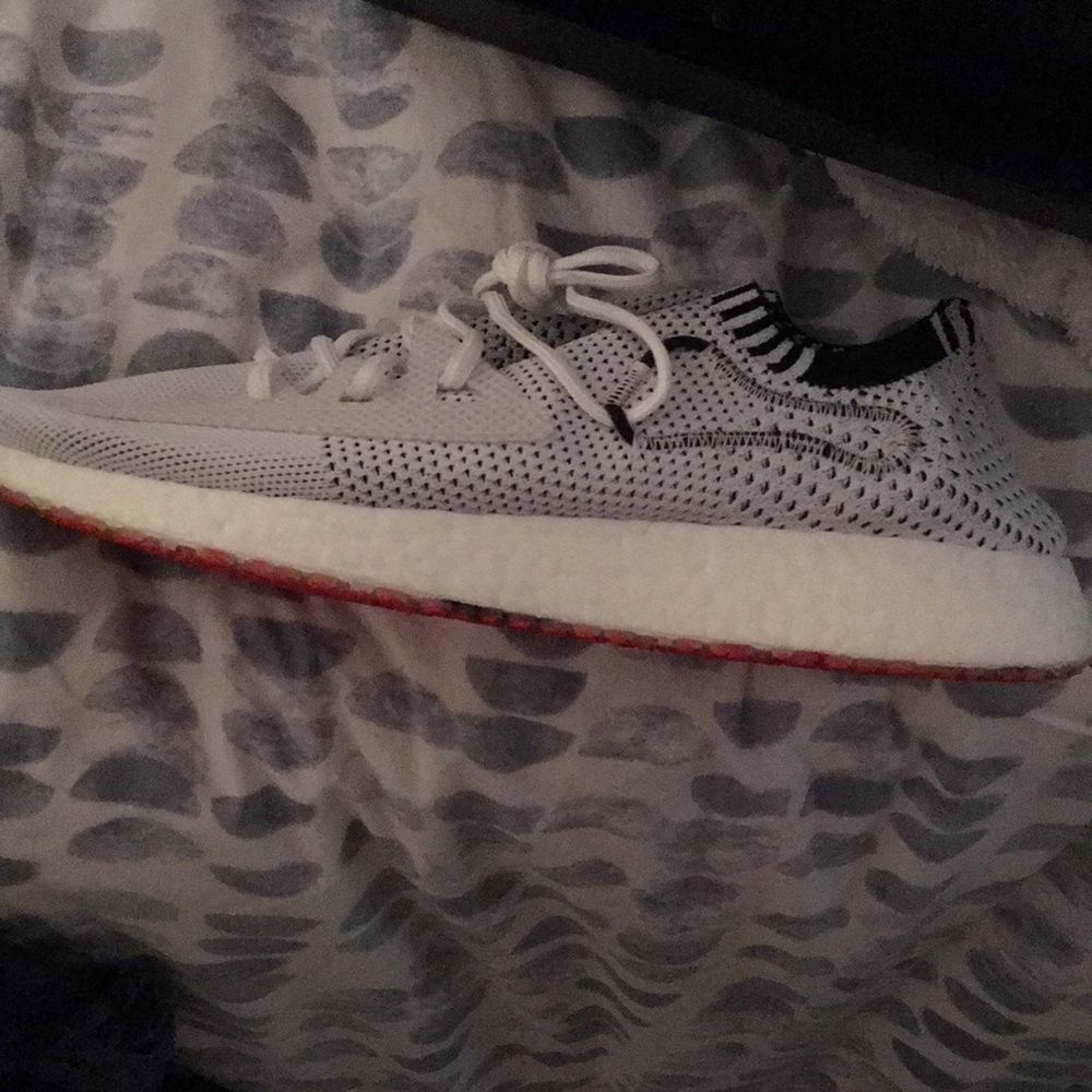 White Y3 Ratio Racer size 12